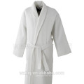 One size fits all poly cotton waffle kimono bathrobe